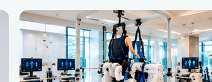 Body weight support rehabilitation rail